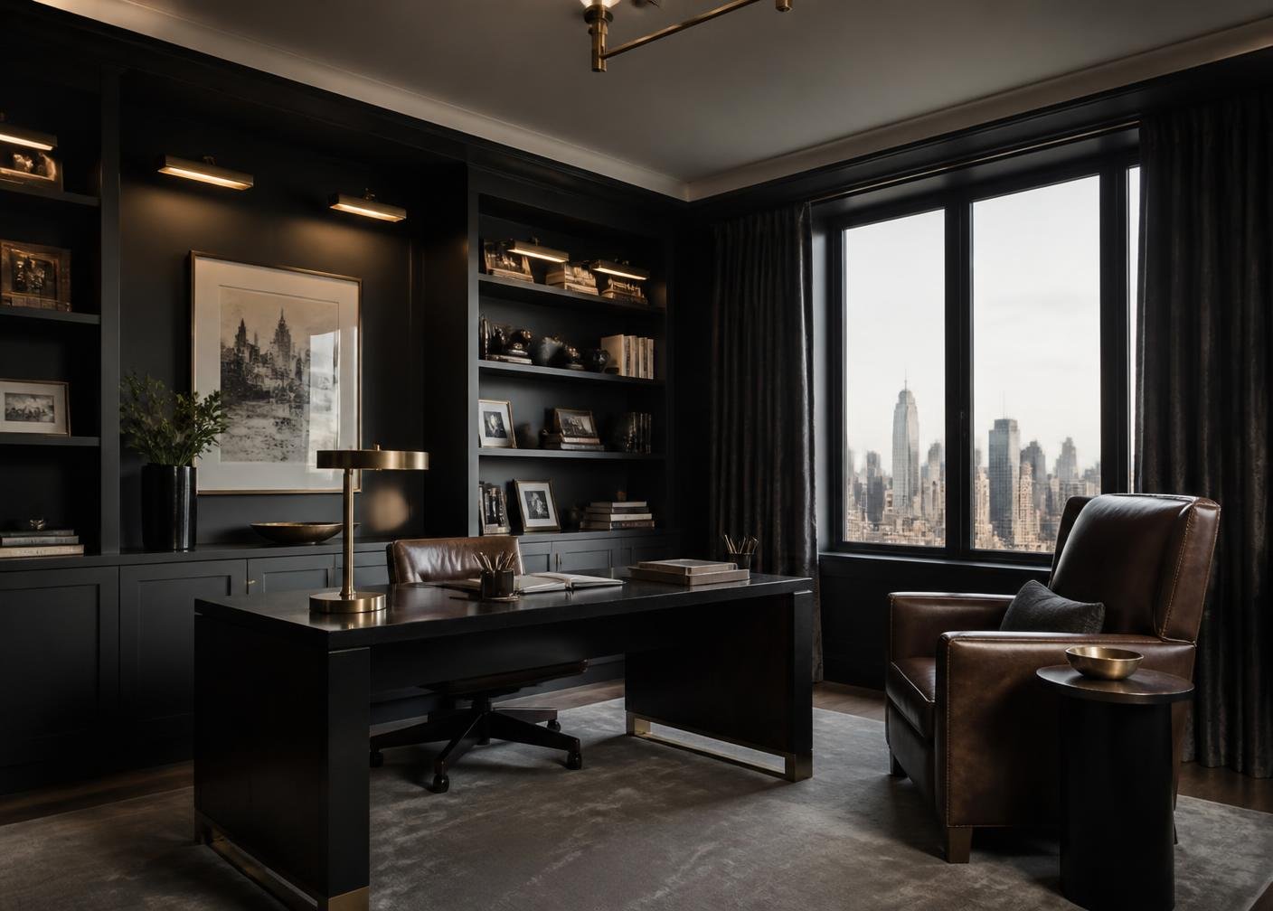 Diskretan privatni ured u luksuznom penthouseu
